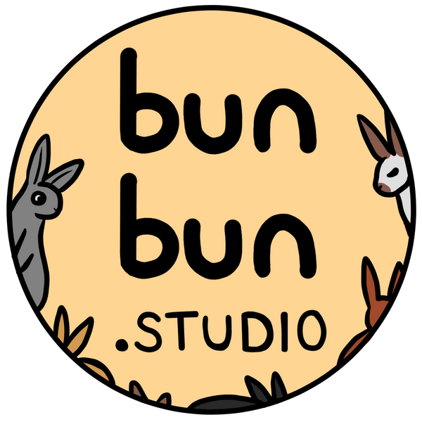 Bun Bun Studio's logo, created by jennbasti.